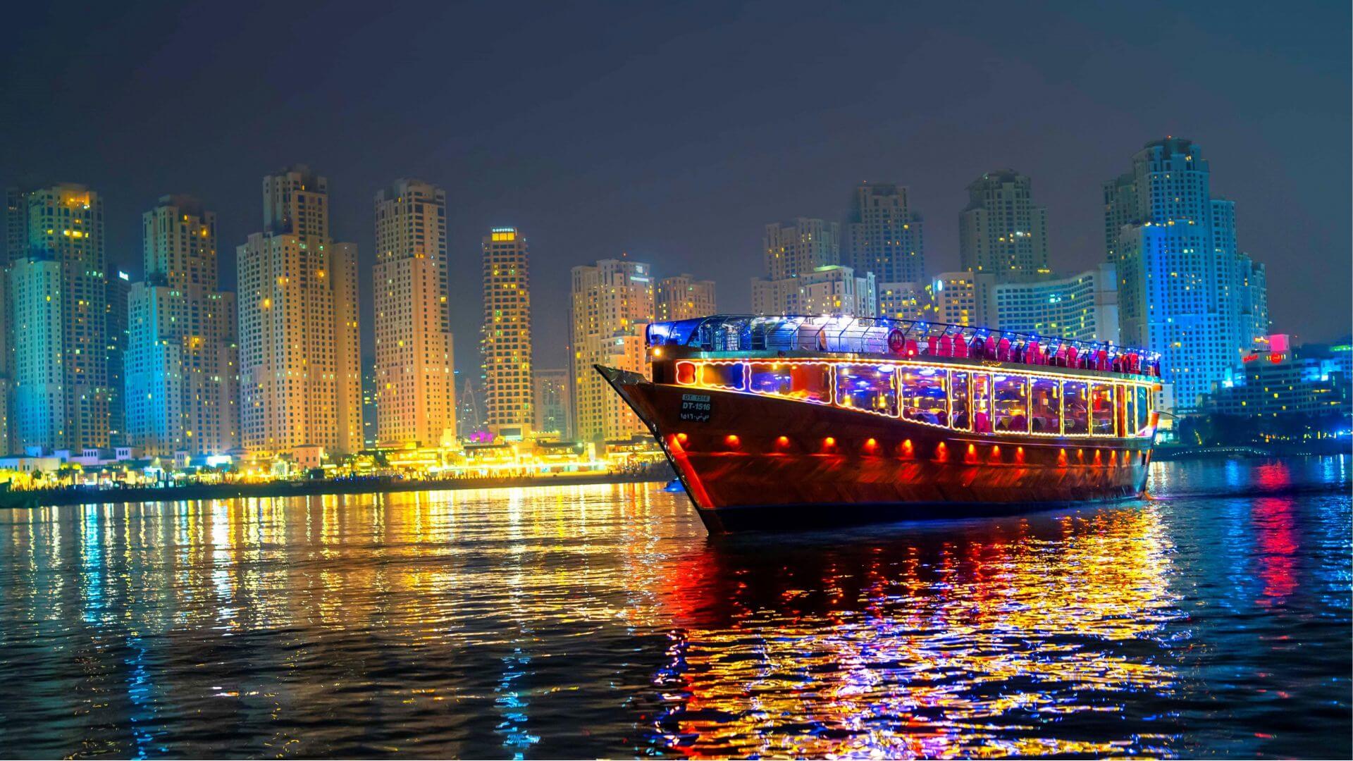 dubai marina dhow cruise